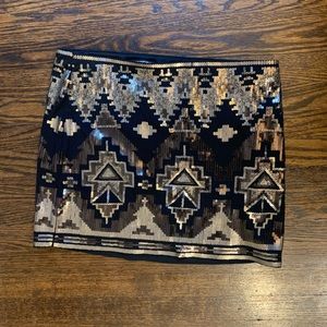 Express Aztec Skirt